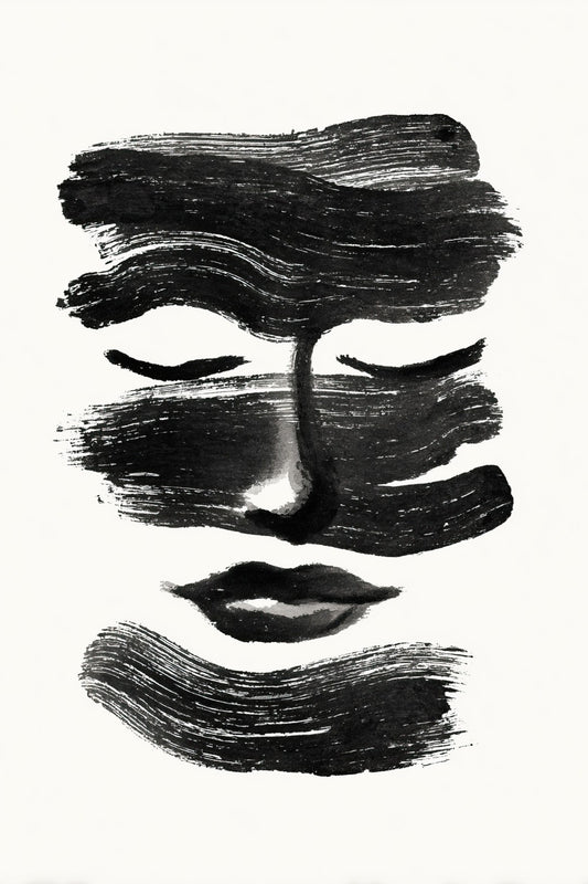 Ink Stroke Face