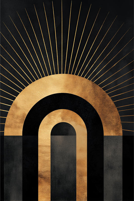 Art Deco Sunrise Arch