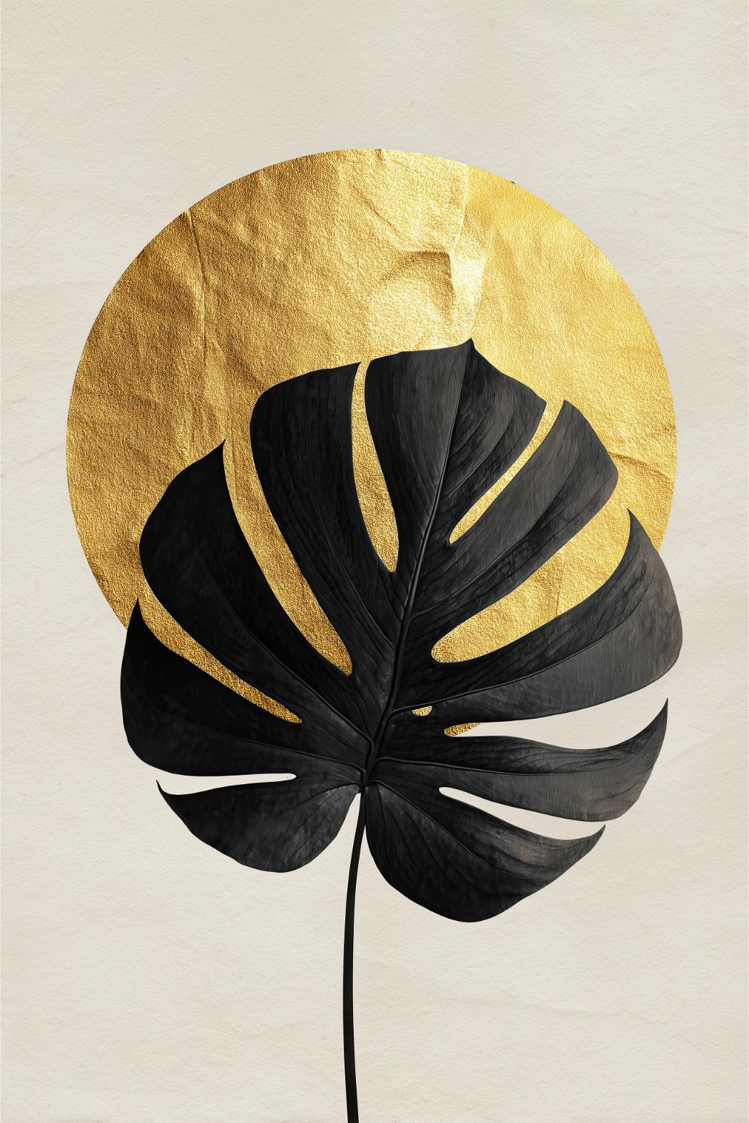 Golden Leaf Portrait
