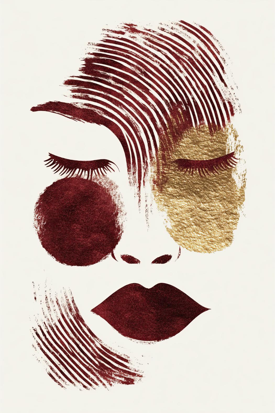Golden Veil Portrait