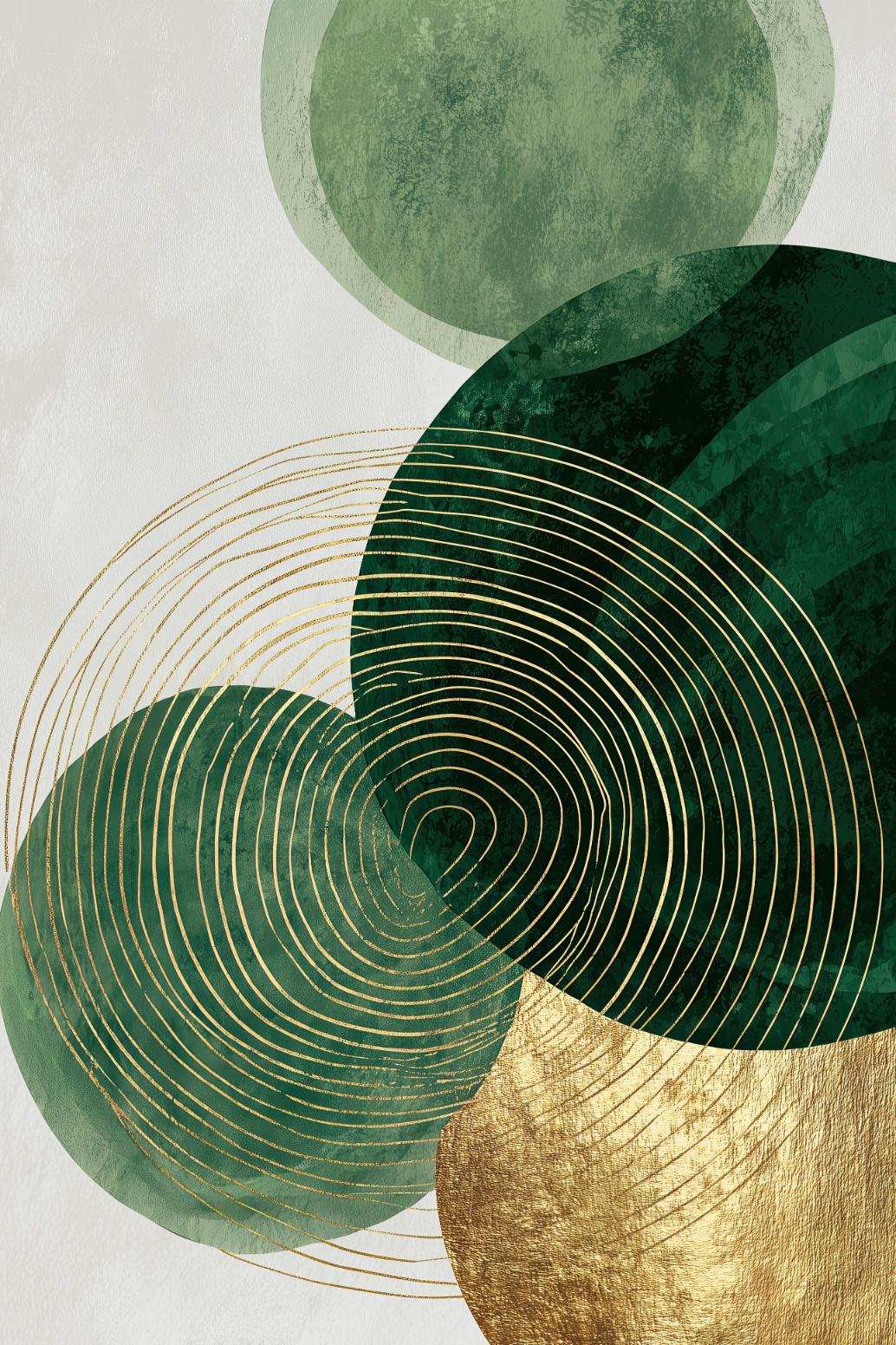 Emerald Circle Bloom