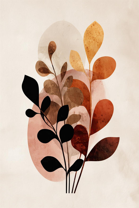 Autumn Leaf Silhouette