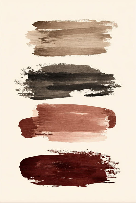 Neutral Stacked Brushwork