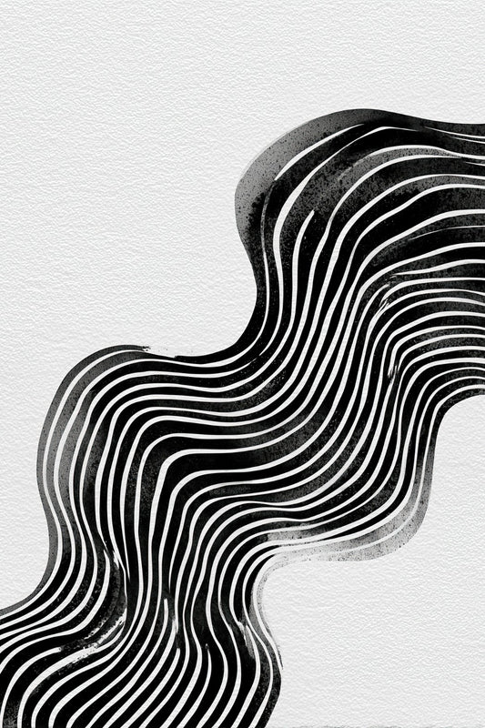 Flowing Wave Lines