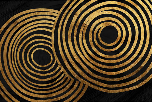 Concentric Gold Moons