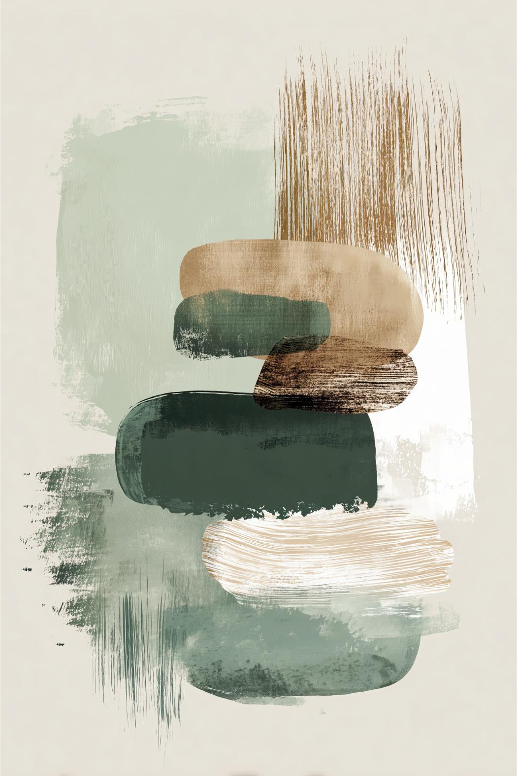 Sage Brushstroke Study