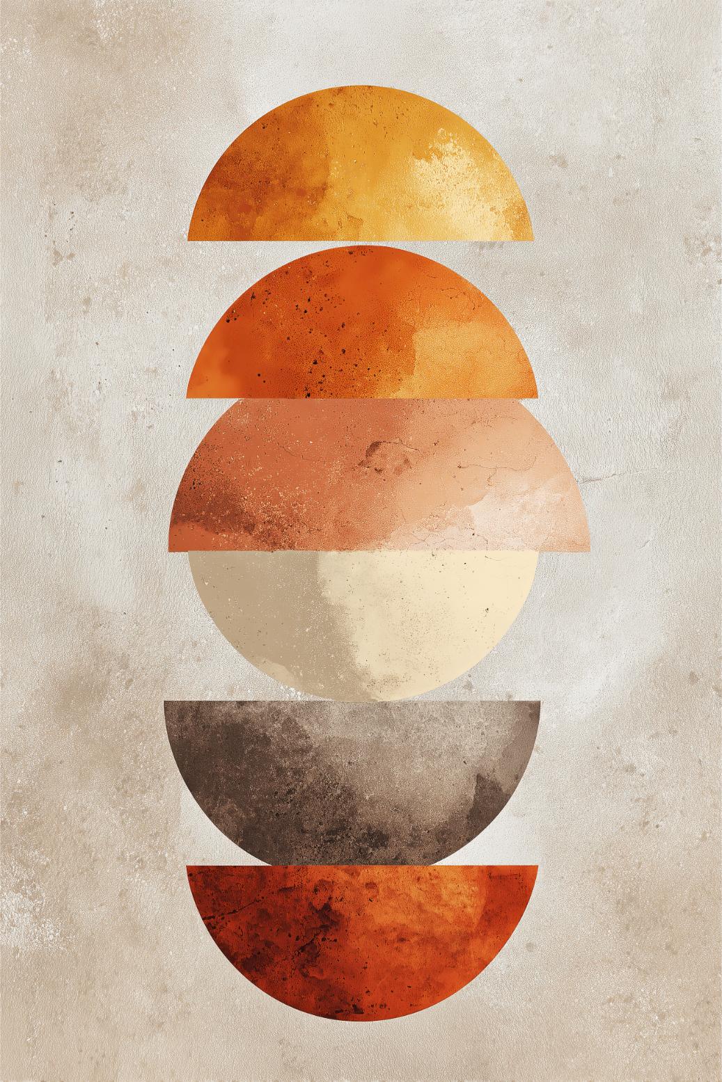 Sunset Half-Moon Totem
