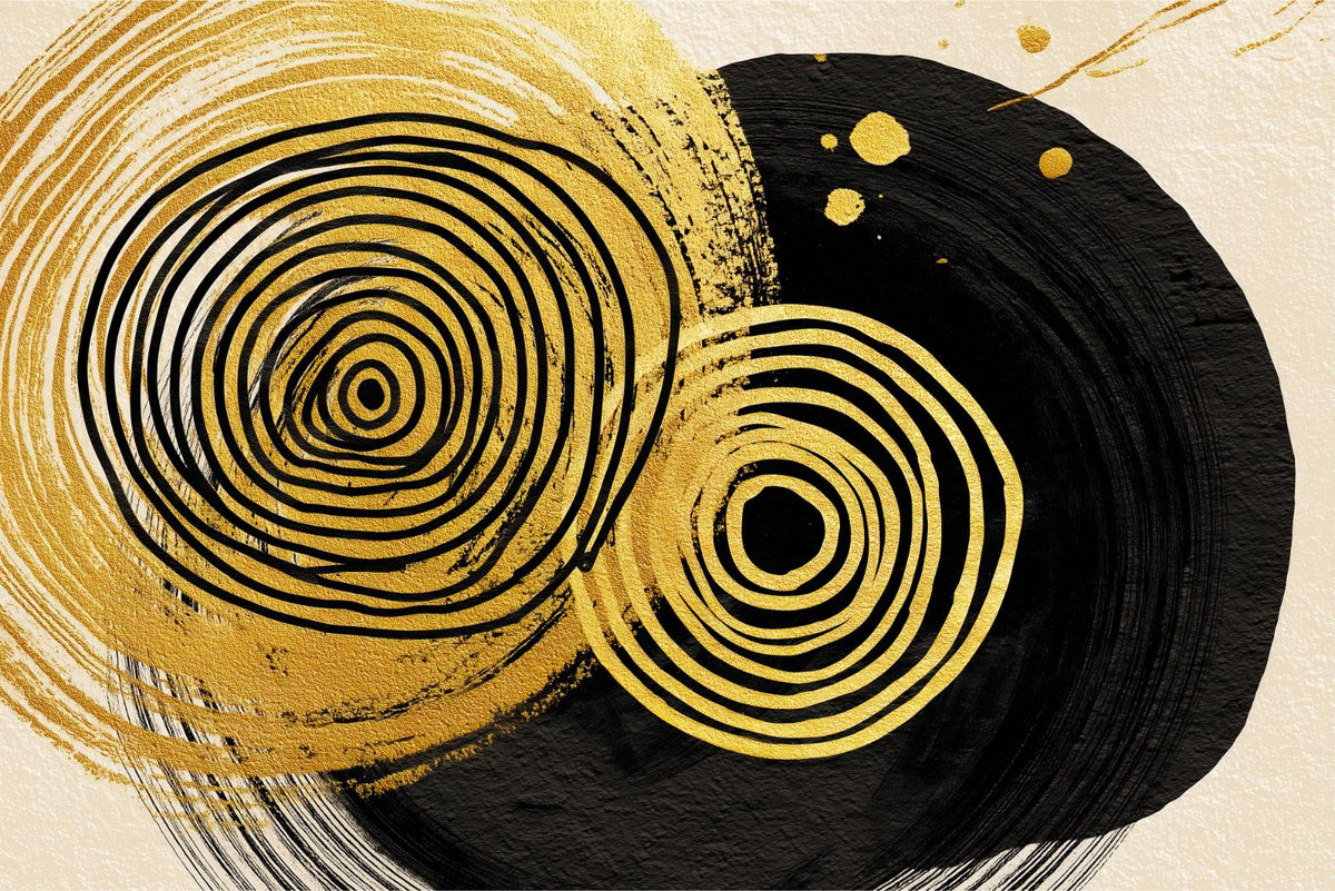 Overlapping Gold Spirals