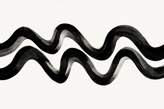 Wavy Ribbon Line