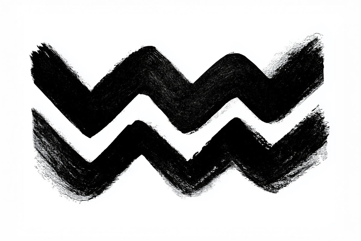Ink Chevron Zigzag