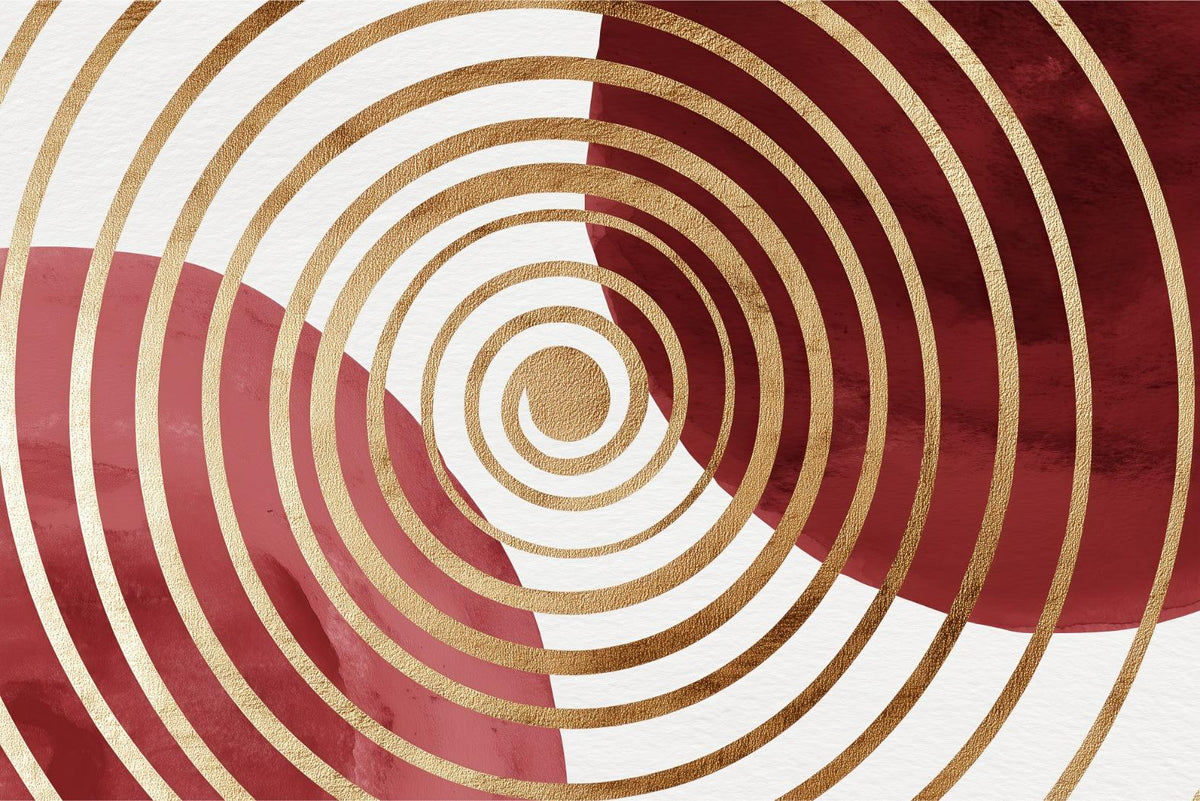 Radiating Spiral Halves