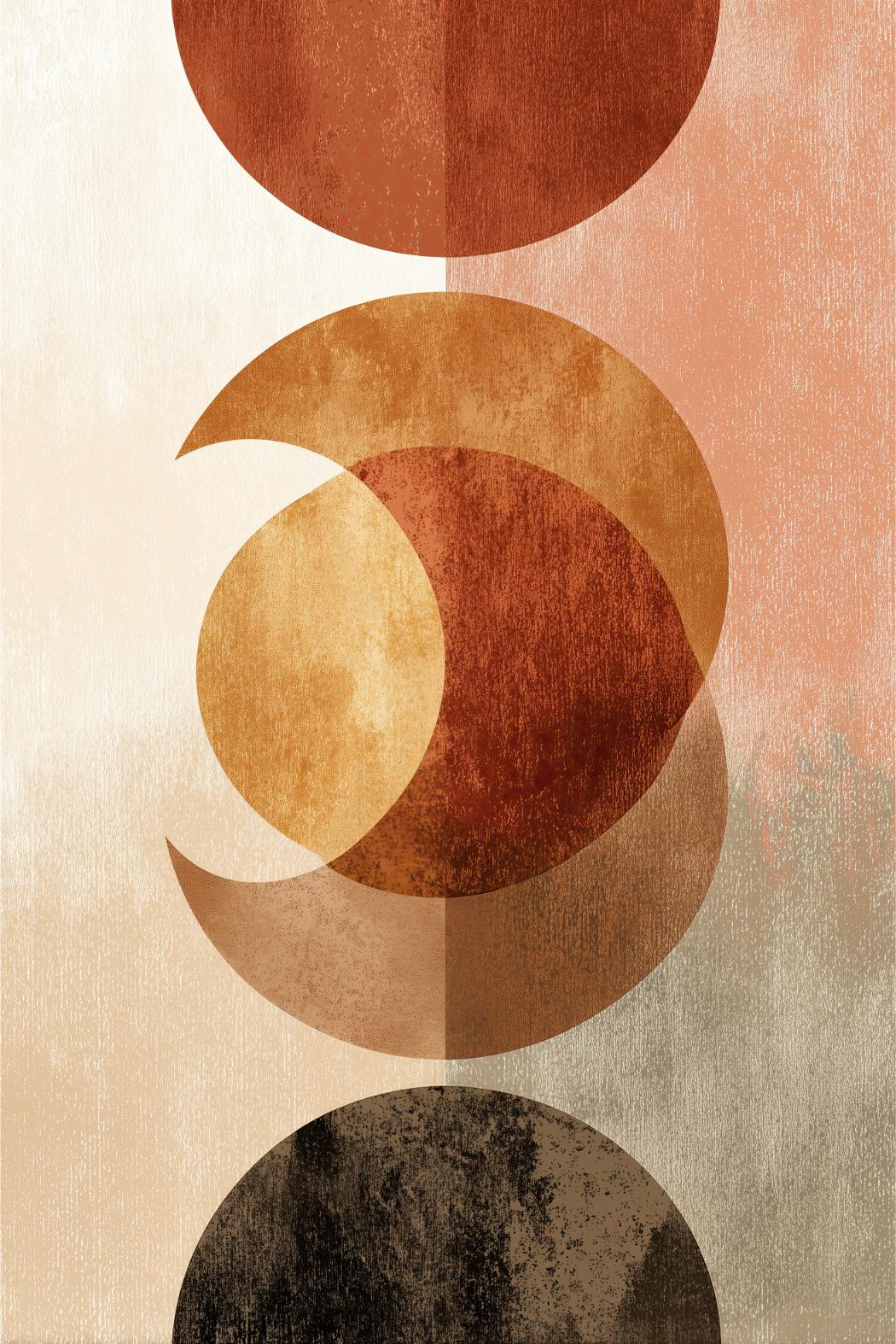 Terracotta Moon Phases