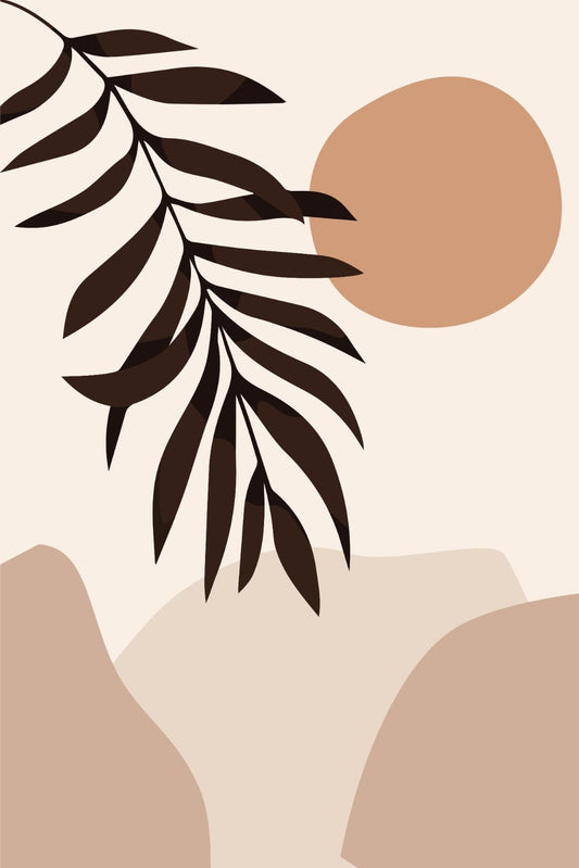 Branch Beneath Amber Sun