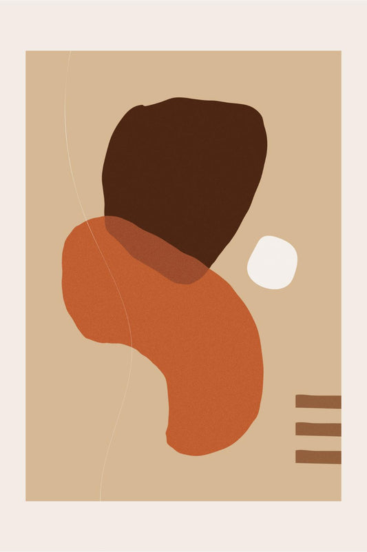 Stacked Earth Tone Blobs