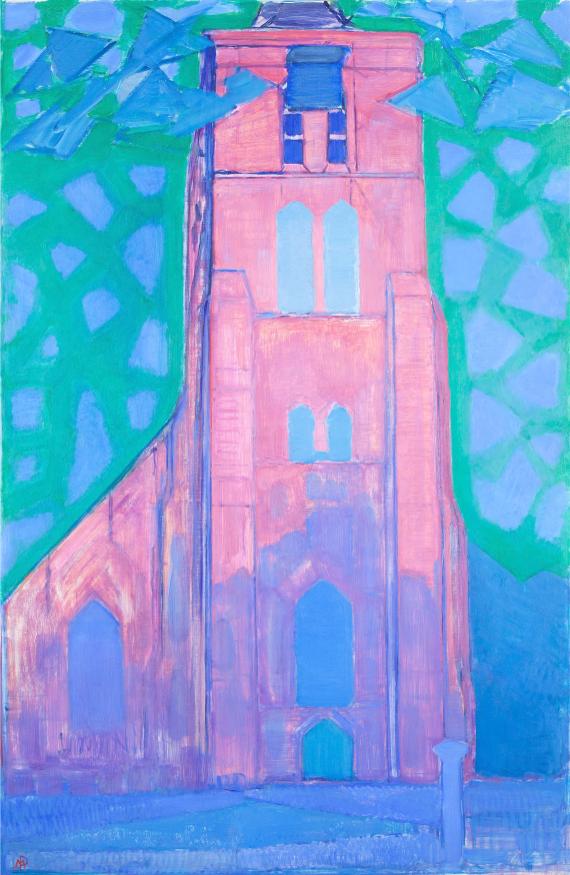 Blue Church Tower