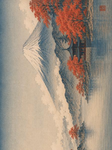 Fuji Autumn Lake