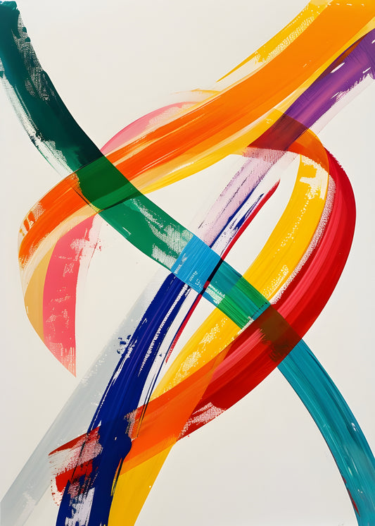 Crossing Rainbow Strokes