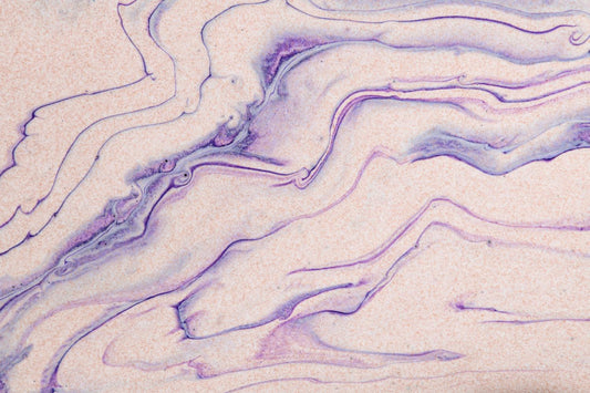 Lavender Marble Waves