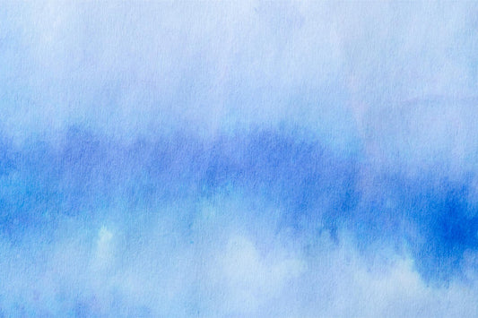Blue Watercolor Horizon