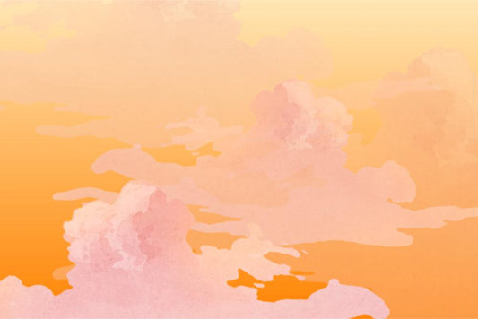 Peach and Orange Clouds