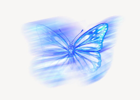 Blue Motion Butterfly