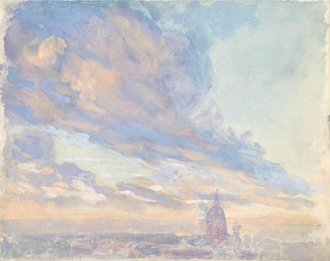 City Skyline in the Clouds