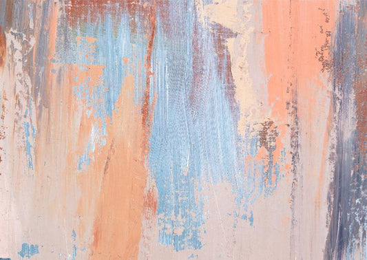 Peach and Blue Streaks