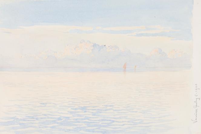 Pale Sea Watercolor