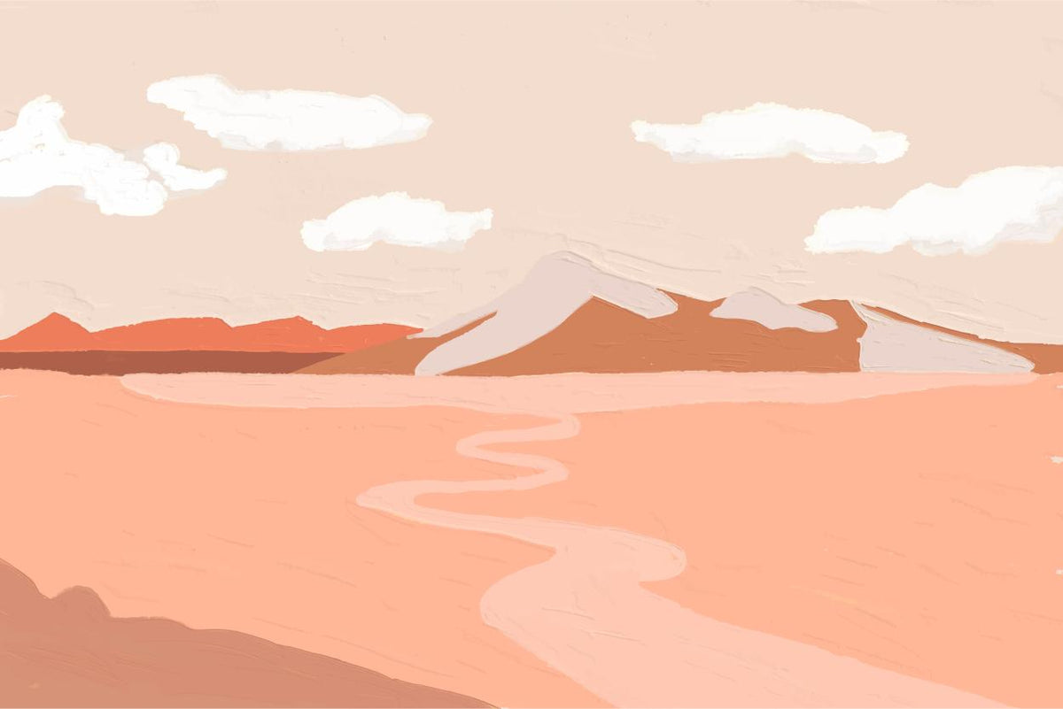 Peach Desert Road