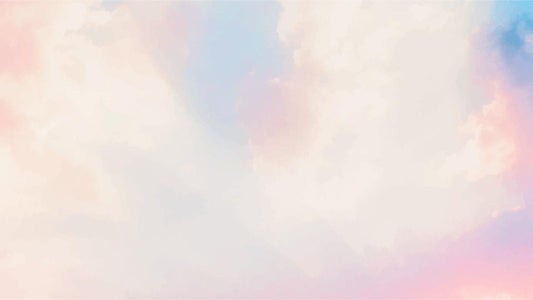 Pink and Blue Clouds Wash