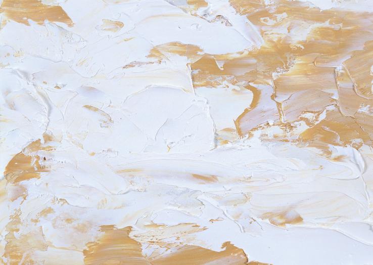Cream and Gold Impasto