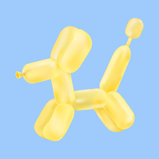 Yellow Balloon Dog