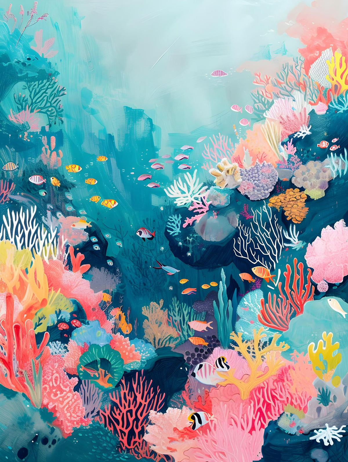 Turquoise Coral Reef