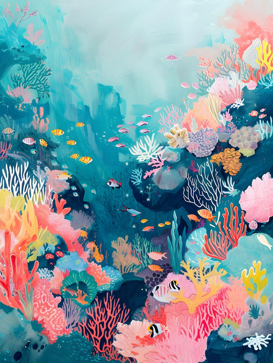 Turquoise Coral Reef