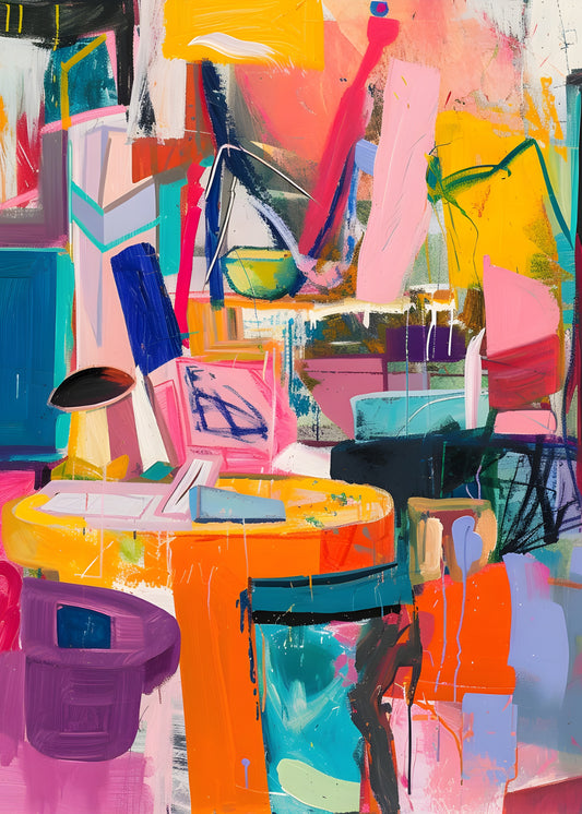 Artist Studio Collage