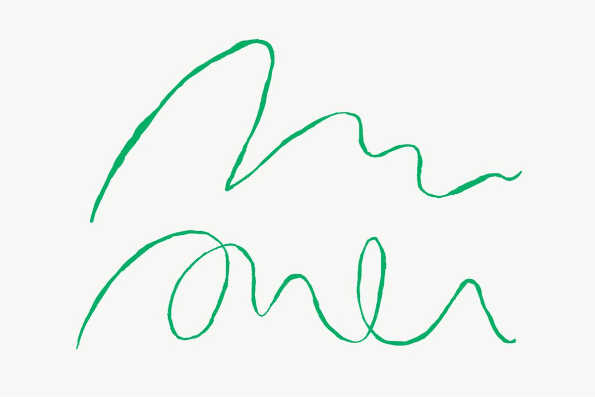 Green Scribble Line