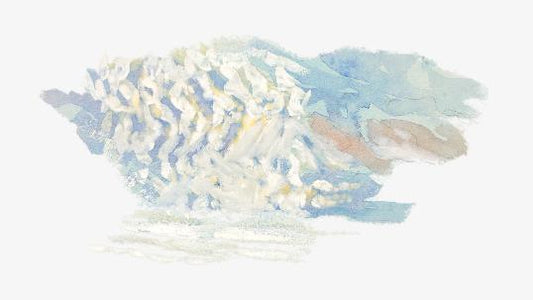 Ice Blue Brush Cloud
