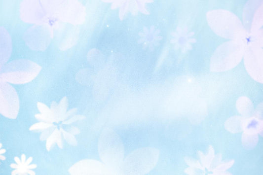 Floral Blue Bokeh
