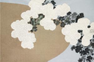 Snow Blossoms on Sand