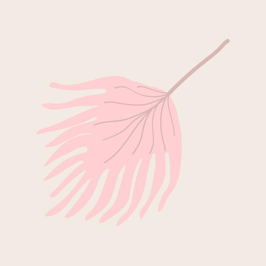 Pink Palm Frond