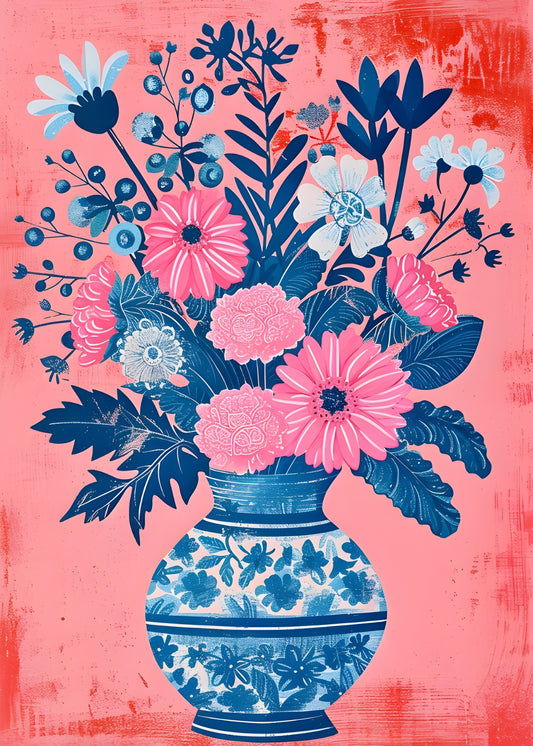 Blue China Bouquet