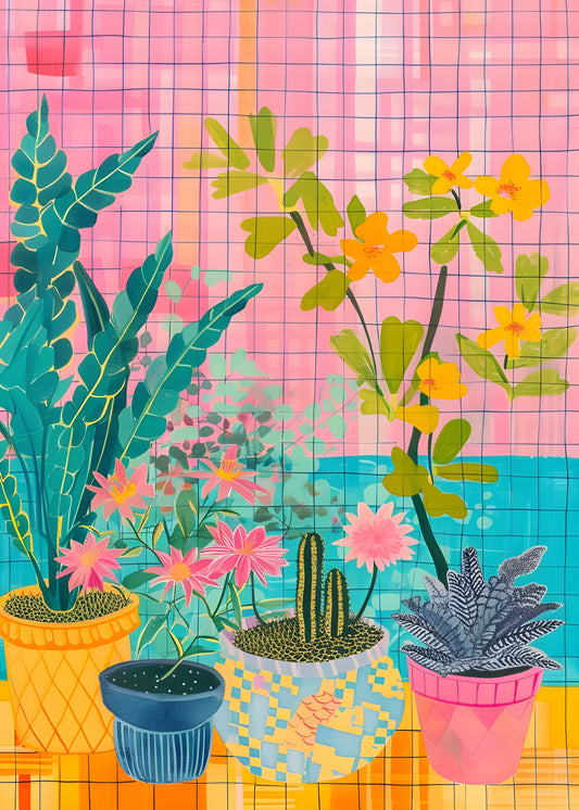 Potted Garden Row