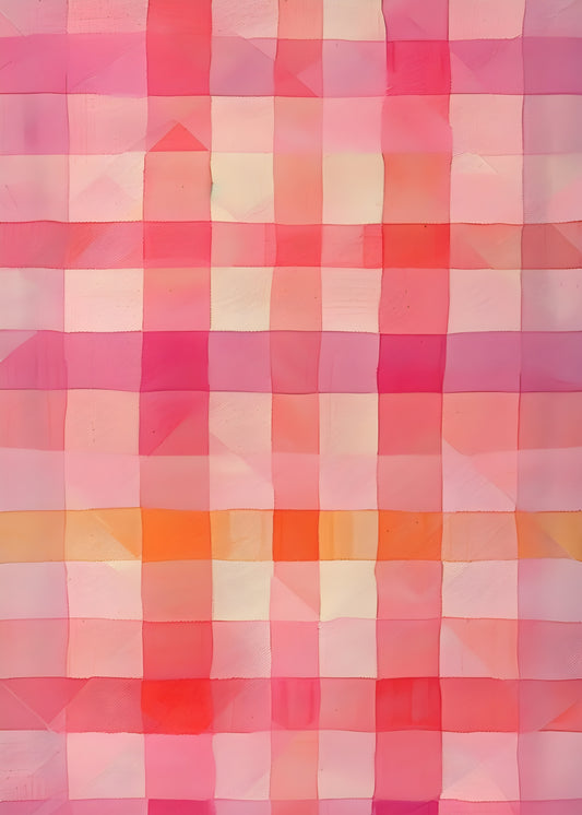 Sunset Gingham Check