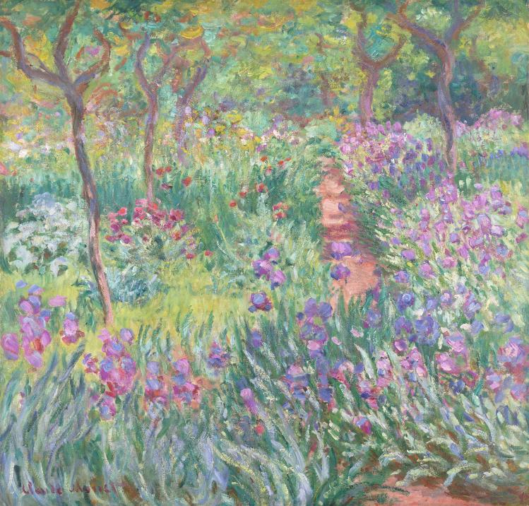 Iris Garden Path