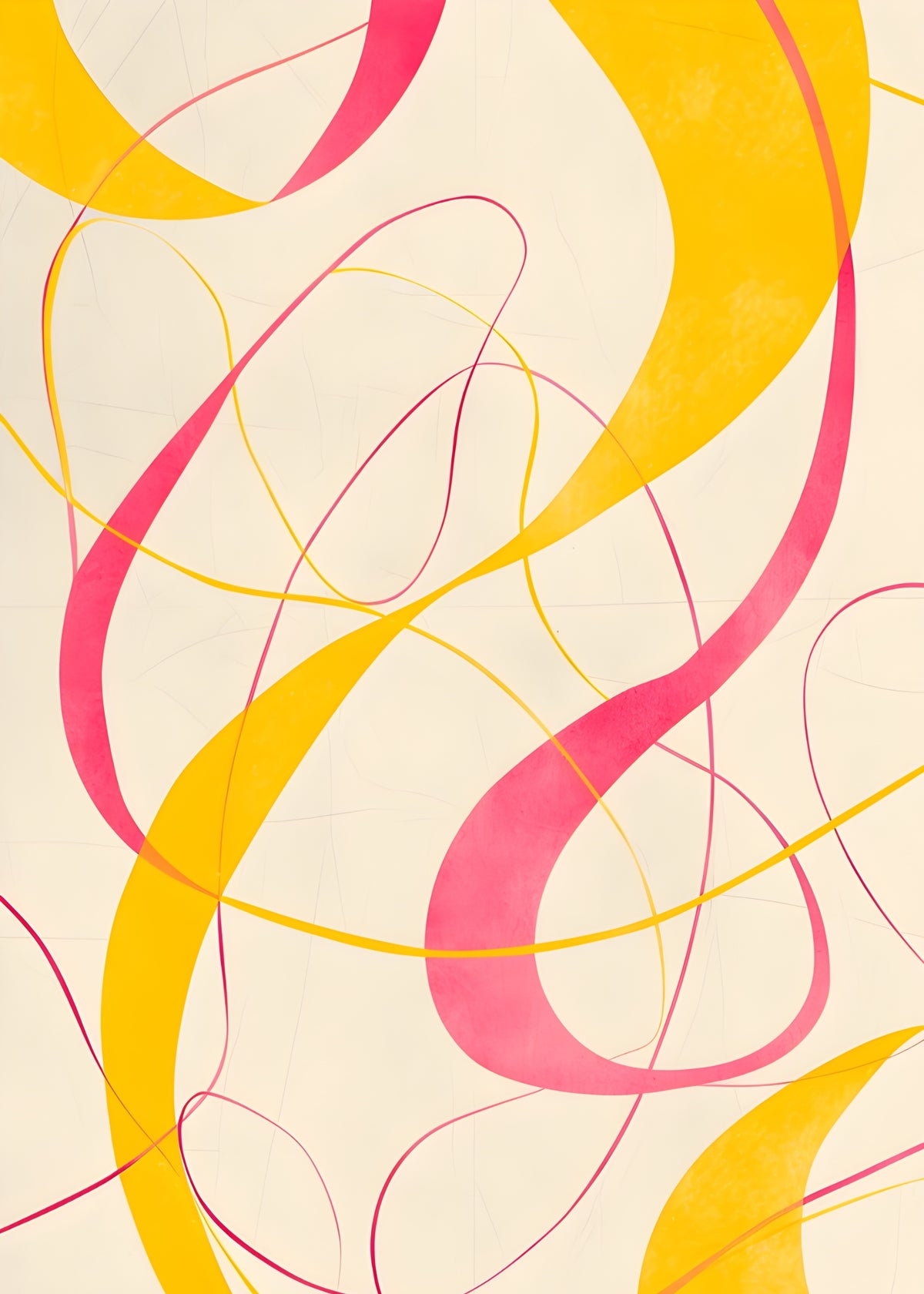 Golden Ribbon Swirls