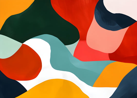Cutout Color Waves