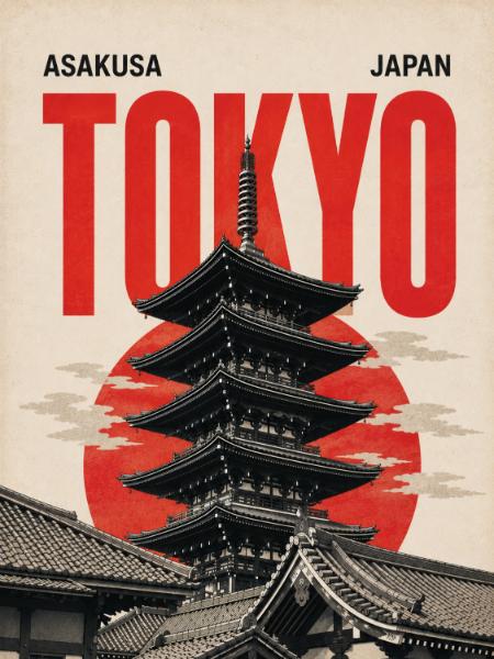 Tokyo Asakusa Poster