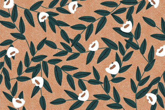 Camellia Leaf Pattern