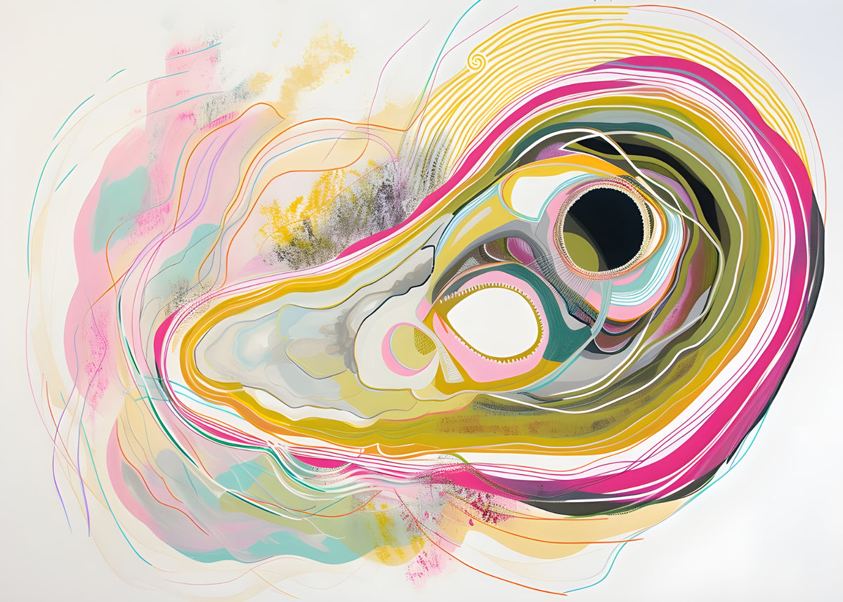 Swirling Shell Abstract No2