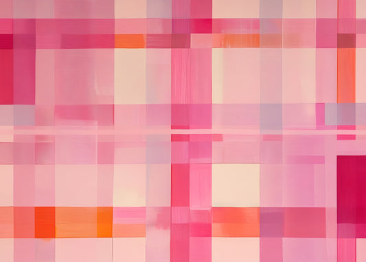Pink Windowpane Check